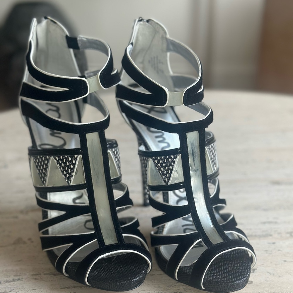 Sam Edelman size 8.5 heels worn condition stylish!
